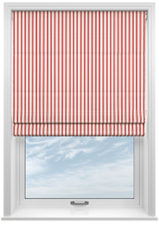 The British Stripe Co. Mary, London No.3 - Twist&Fit Roman Blind